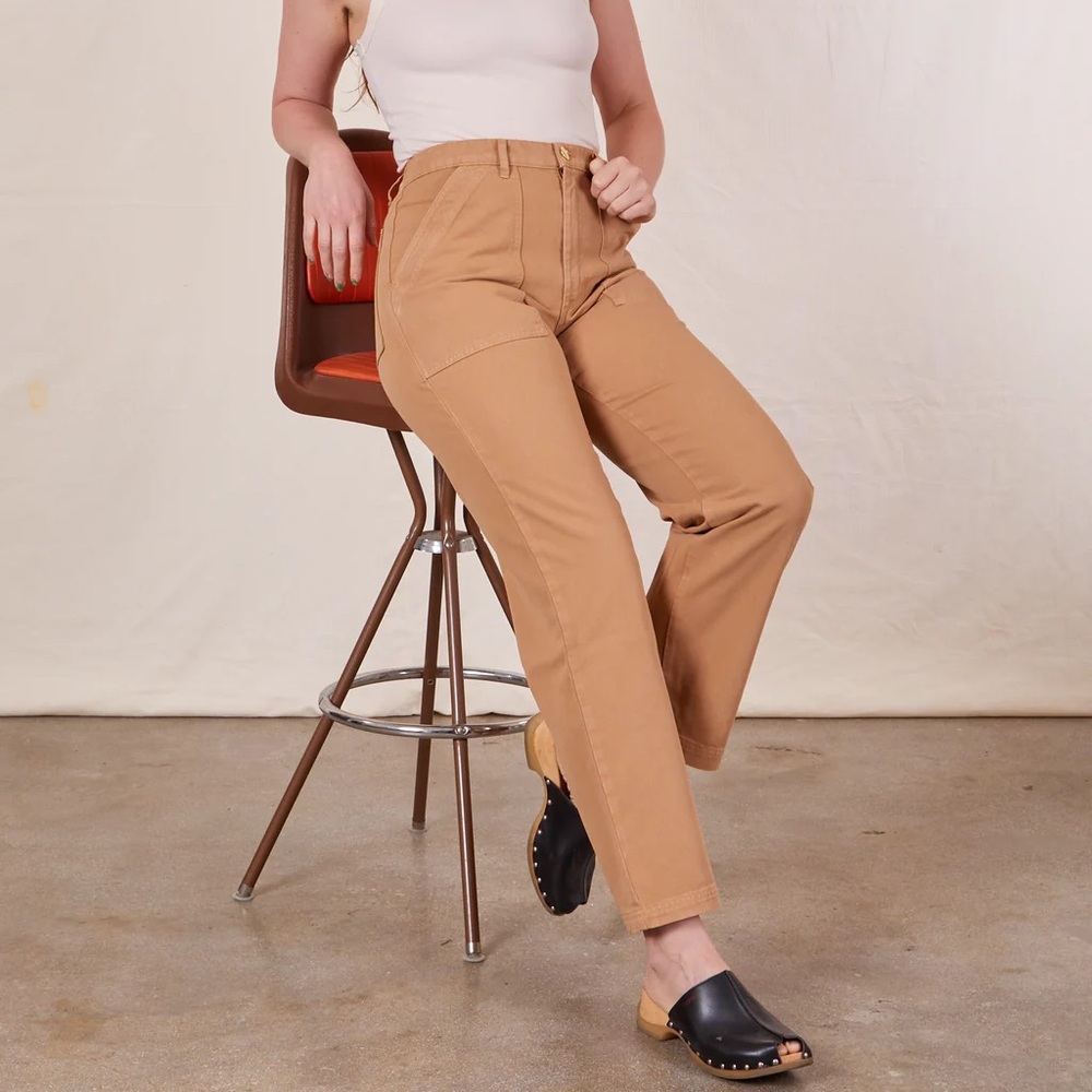 Big Bud Press Tan Work Pants - S